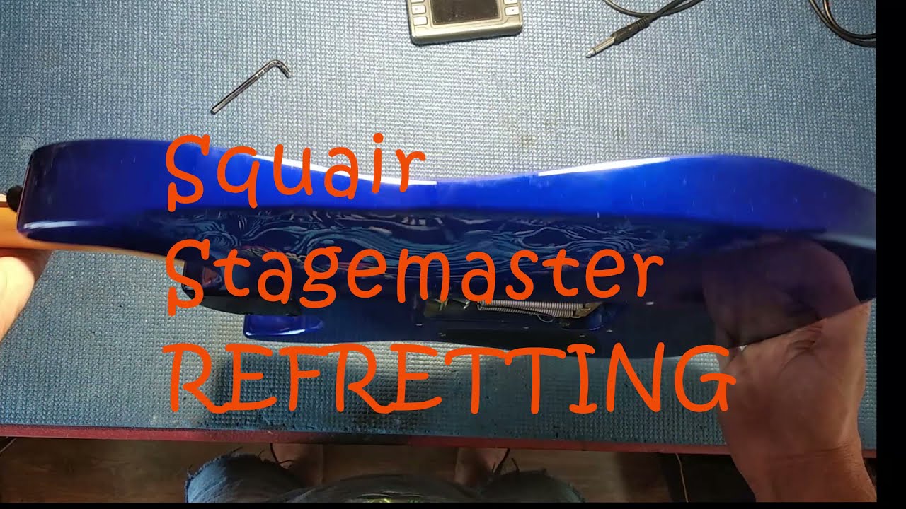 SQUIER STAGEMASTER GUITAR REFRETTING