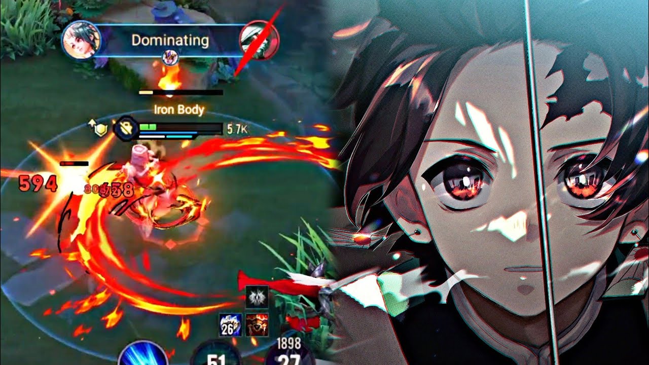 YAN/TANJIRO GAMEPLAY | PRO GAMEPLAY - ARENA OF VALOR | LI&Ecirc;NQU&Acirc;NMOBILE | ROV | COT