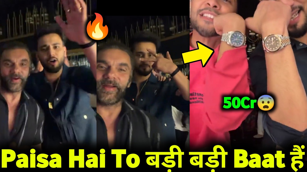 🔥 : Elvish Yadav With Sohail Khan & Zaid Darbar 50 Cr Watch Showoff | Elvish Yadav News.! 