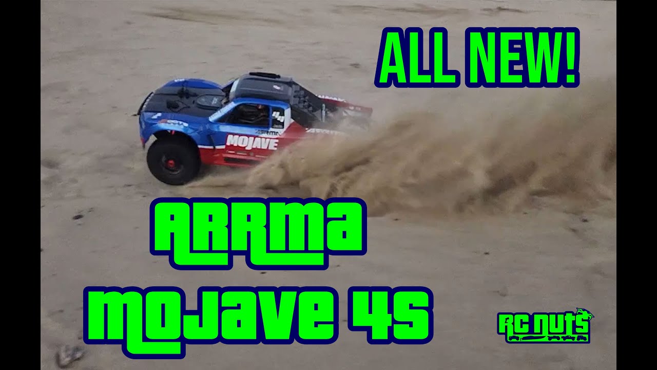 ALL New Arrma Mojave 4s unboxing and playing in the sand dunes