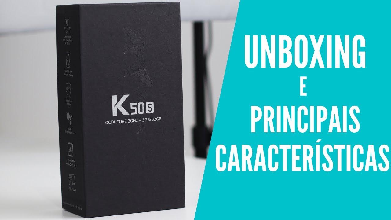 LG K50S Unboxing e Principais Caraterísticas!