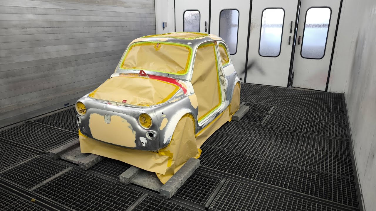#abrargermanvlogs how to primer,Car Restauration#Oldtimer Fiat Restauration Painting Tutorial,