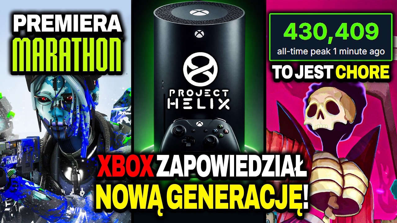 OFICJALNIE! Xbox ZAPOWIADA Nową Generację Konsol &mdash; Slay The Spire 2 ROZWALA STEAMA &mdash; Marathon