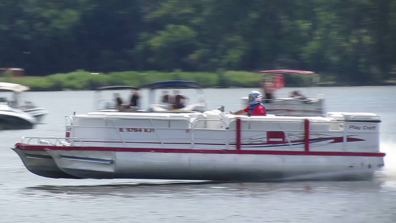 Big Block Chevy powered Pontoon Boat