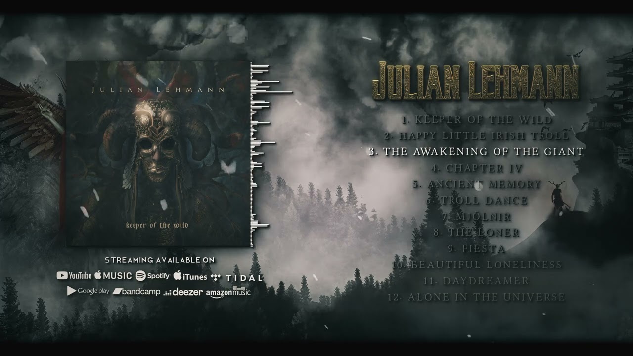 Julian Lehmann - Keeper of the Wild (Full Album Stream) • Epic Instrumental Folk Metal