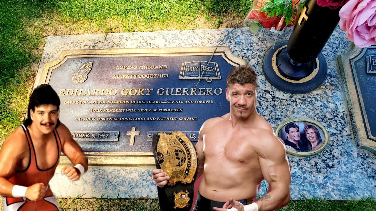 Grave of EDDIE GUERRERO Latino Heat WWE Legend Wrestler