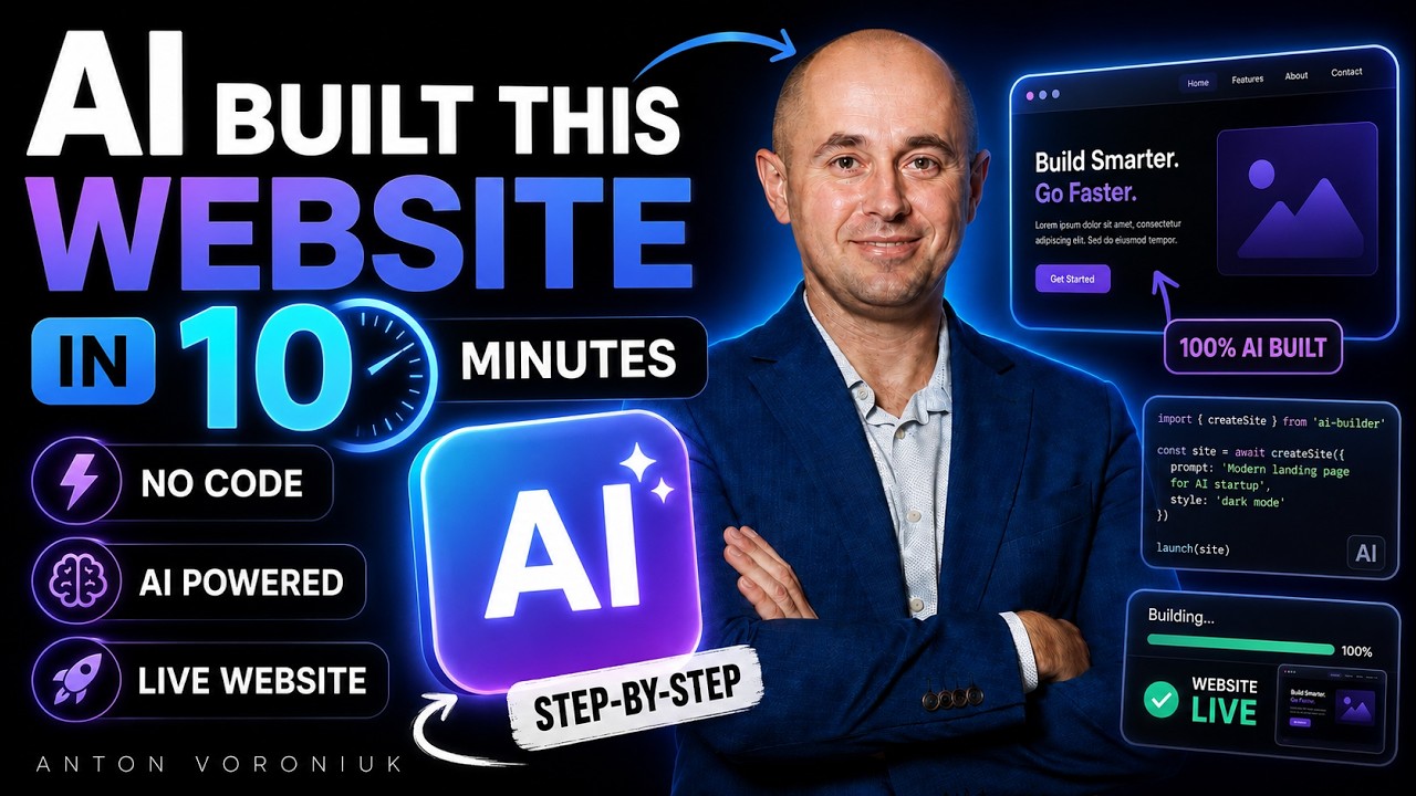 From Idea to Website in 10 Minutes with AI #AI #WebsiteBuilder