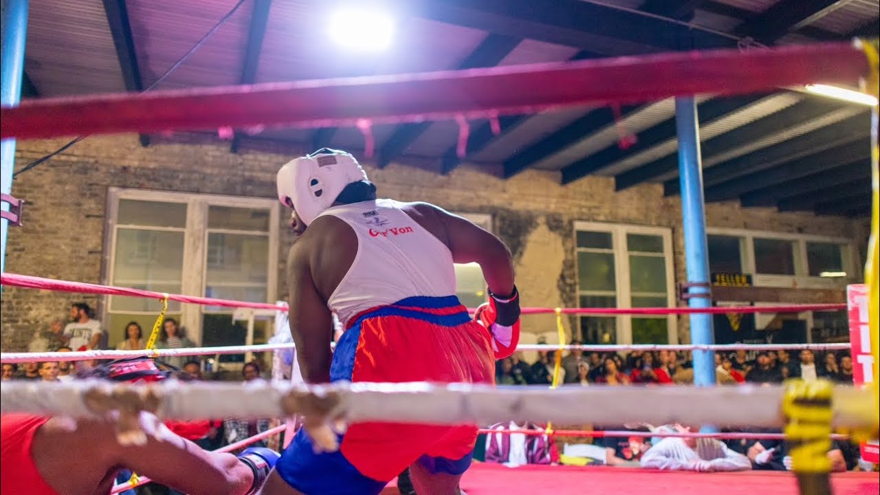 Friday night fights New Orleans title fight first round Ko#boxing #neworleans #fridaynightfights