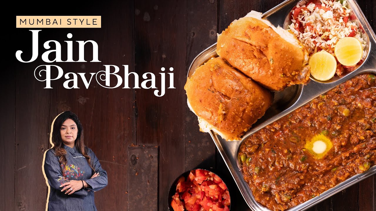 UNBELIEVABLE Jain Pav Bhaji Recipe That’s Better Than Mumbai Street Food - Jain Special