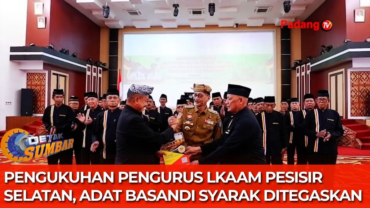 Pengukuhan Pengurus LKAAM Pesisir Selatan, Adat Basandi Syarak Ditegaskan