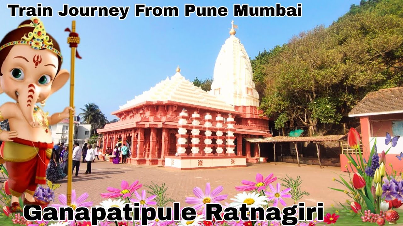 PUNE TO GANAPATIPULE BY TRAIN JOURNEY 🚂🌴🥥 ಪುಣೆ ಇಂದ ಗಣಪತಿಪುಳೆ ಟ್ರೈನ್ ನಲ್ಲಿ 📍