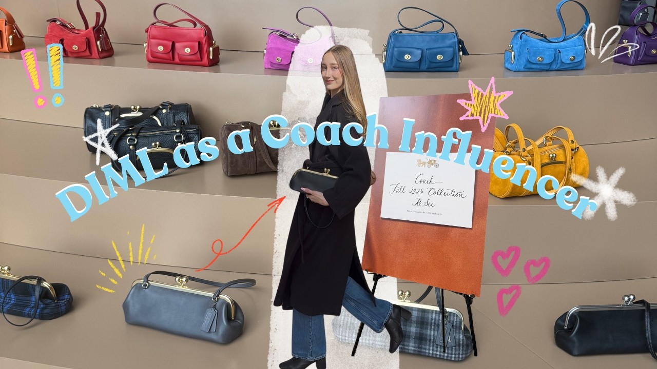 Day in the Life as a Coach Influencer + Coach FW26 Runway Re-See