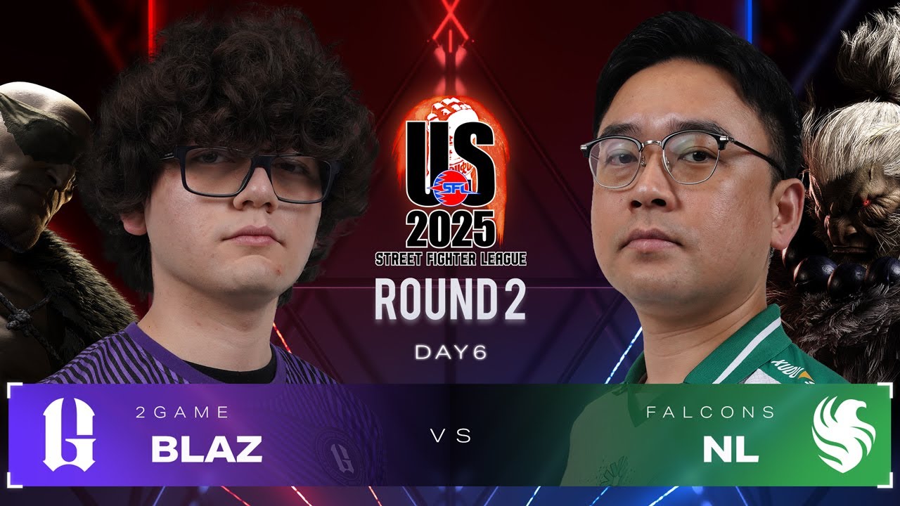 Blaz (Sagat) vs. NL (Akuma) - Falcons vs. 2Game - Street Fighter League US 2025 Day 6