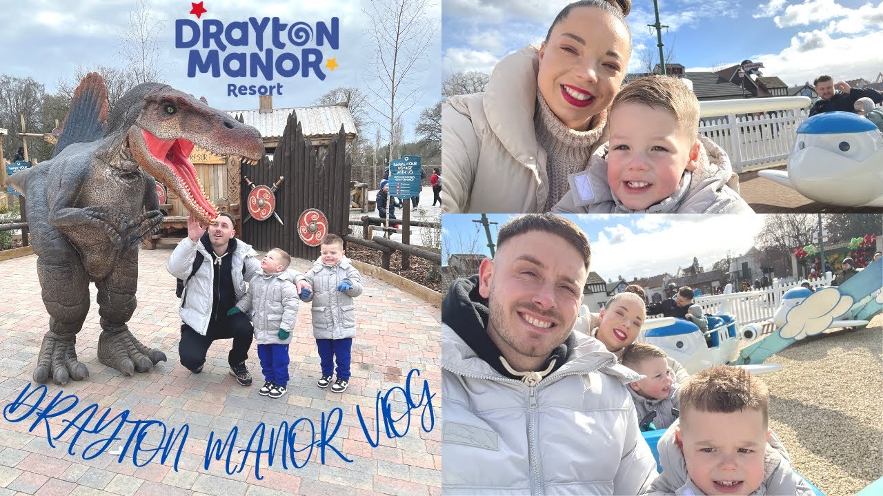 DRAYTON MANOR VLOG | Dino Week | Feb 2023