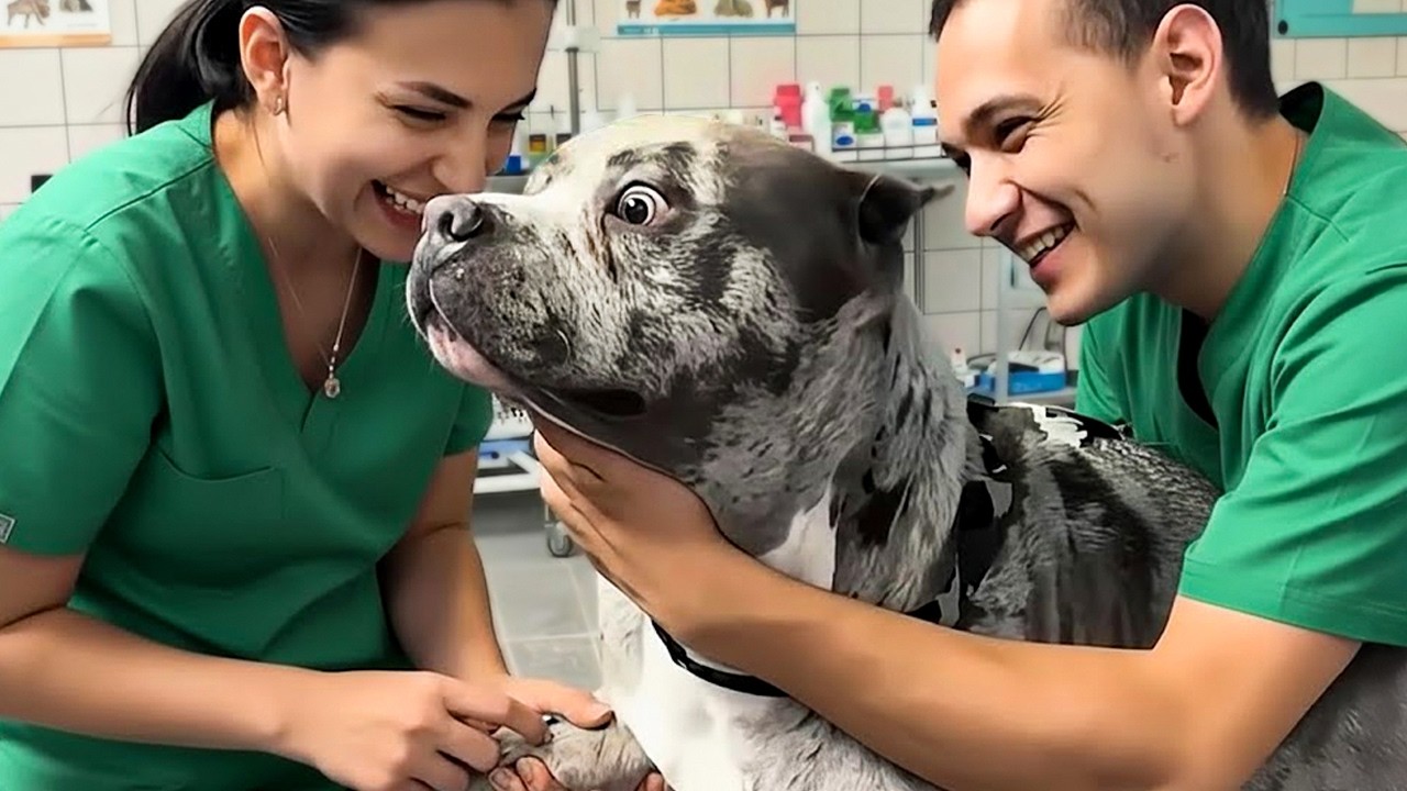 When “Brave” Dogs Suddenly Realize They’re at the Vet 😳