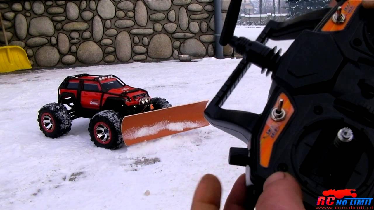 Traxxas Summit śnieżny pług / snow plow part 2
