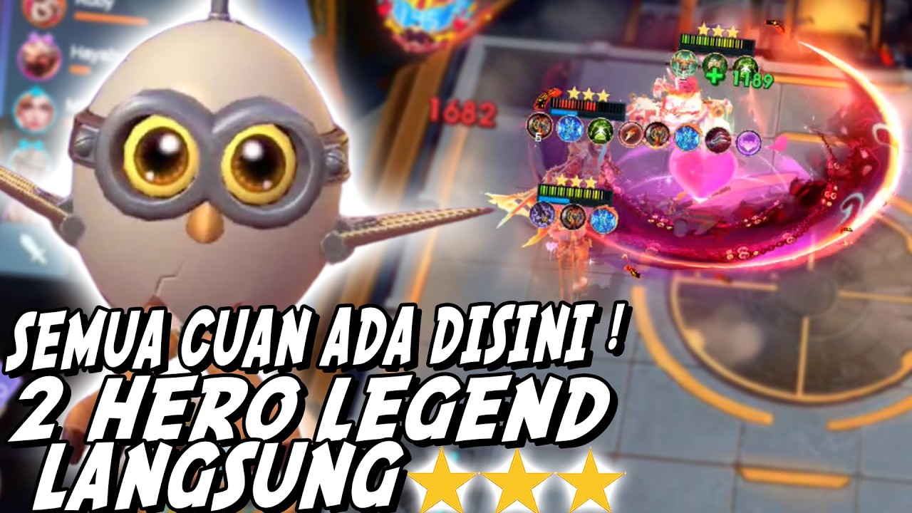 COMMANDER BARU DIGGIE SUPER CUAN ! ITEM BIASA + ENCHANTED, DUIT, SEMUA DAPET ! AUTO HERO LEGEND B3 !