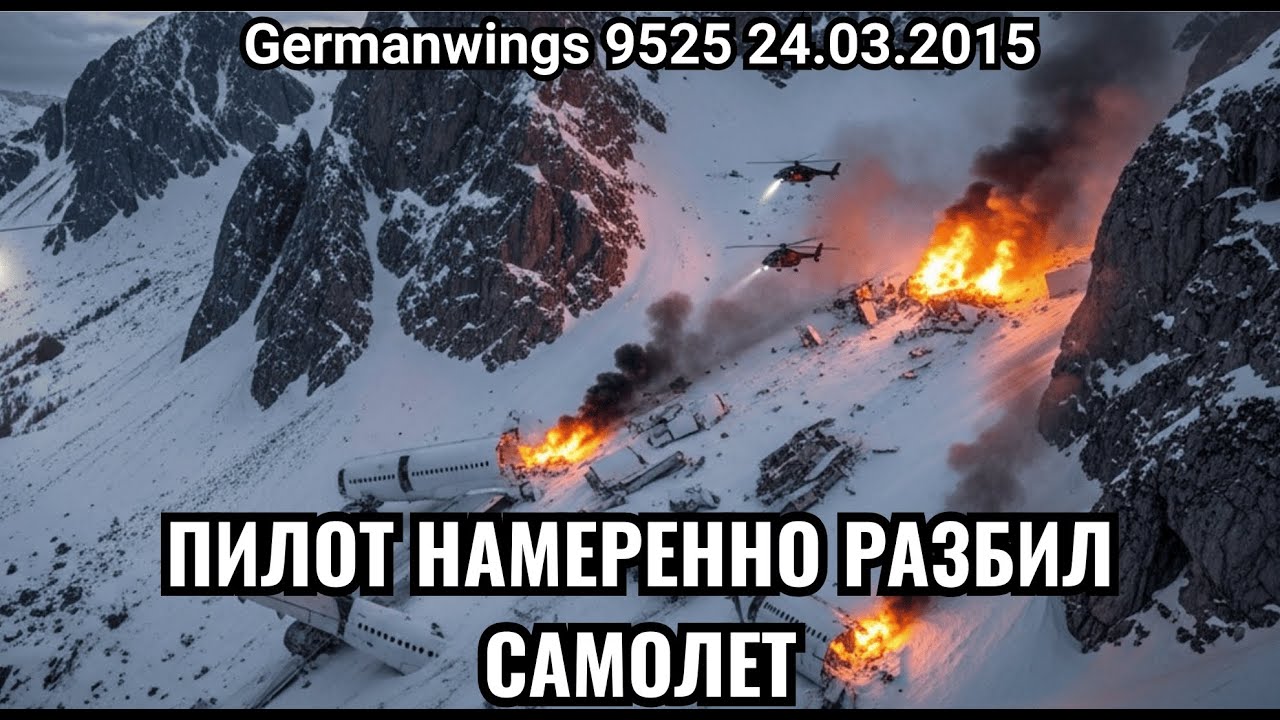 Germanwings 9525: Пилот намеренно направил самолёт в гору | 150 погибших