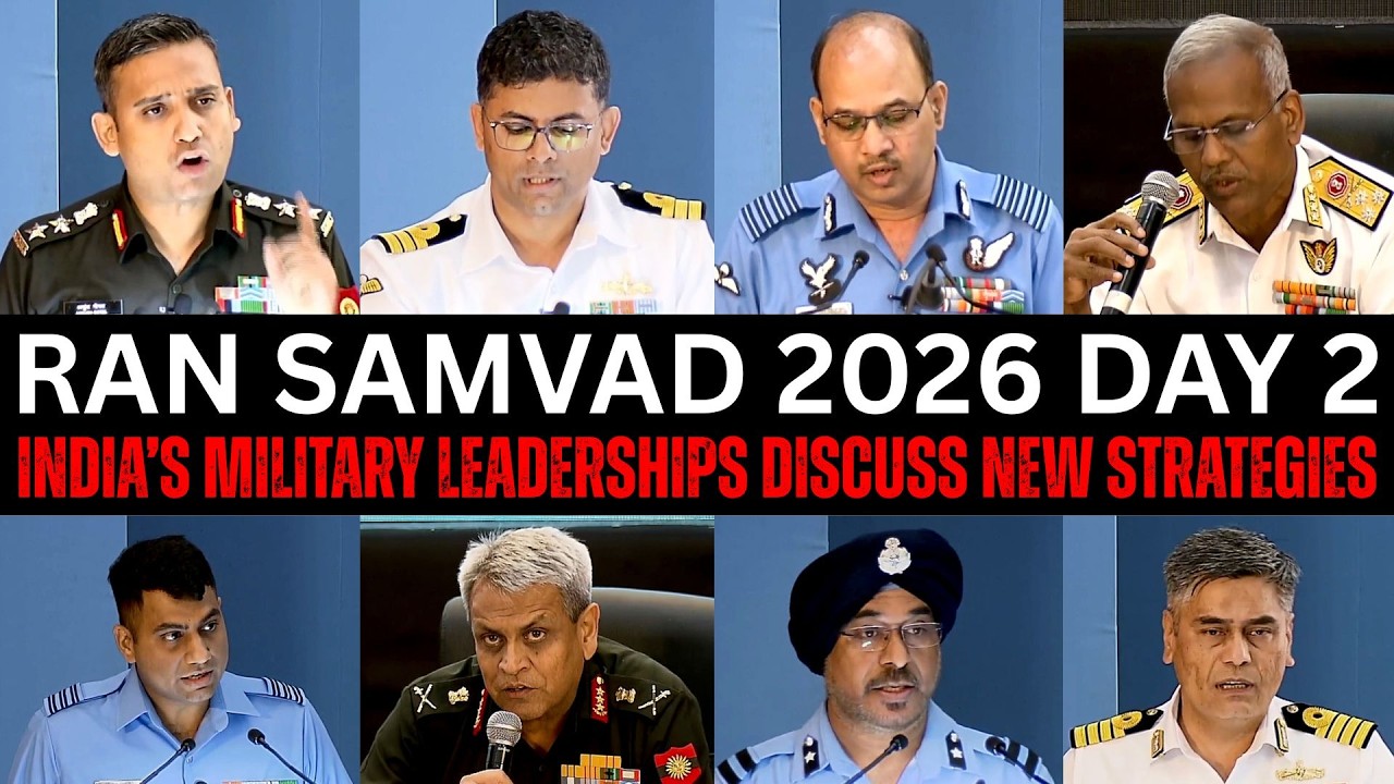 Inida's Tri - Services Officers Discuss New Military Strategies On Day 2 Of  Ran Samvad 2026