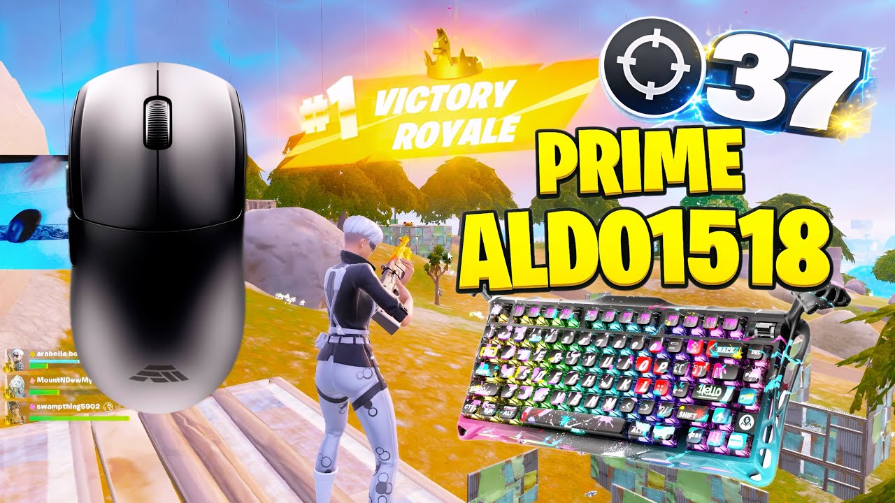 36 KILL WIN WITH NEW BEST FORNITE MOUSE!! **Flick Edge** (+ BIG ANNOUNCMENT!!)