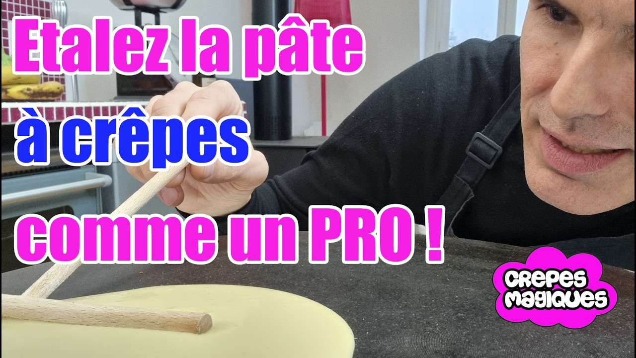 Etalez la pate à crêpes et à galettes comme un PRO