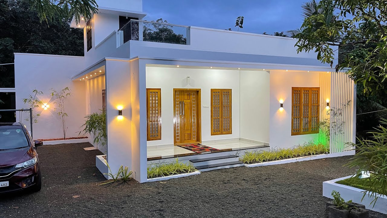 25lakhs(including interior)/1350sqft/ലാളിത്യം തുളുമ്പുന്ന വീട്/Single Storey Home/Home Tour.