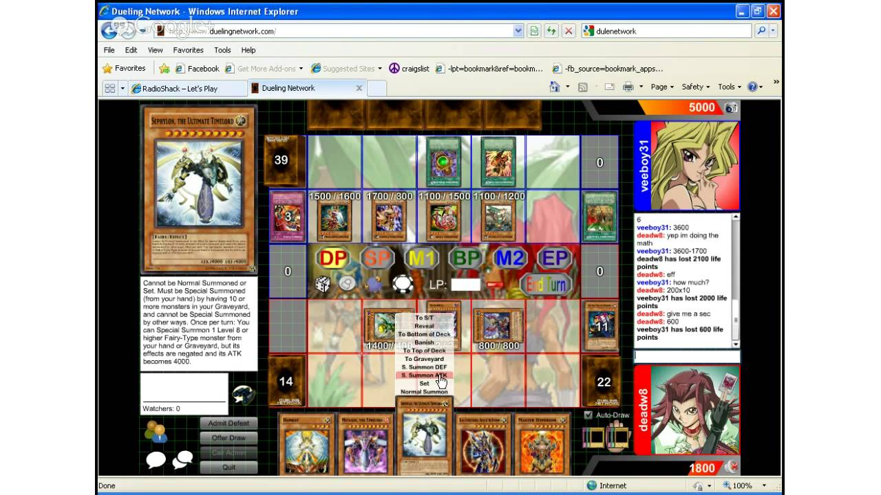 my first recording on duelnetwork