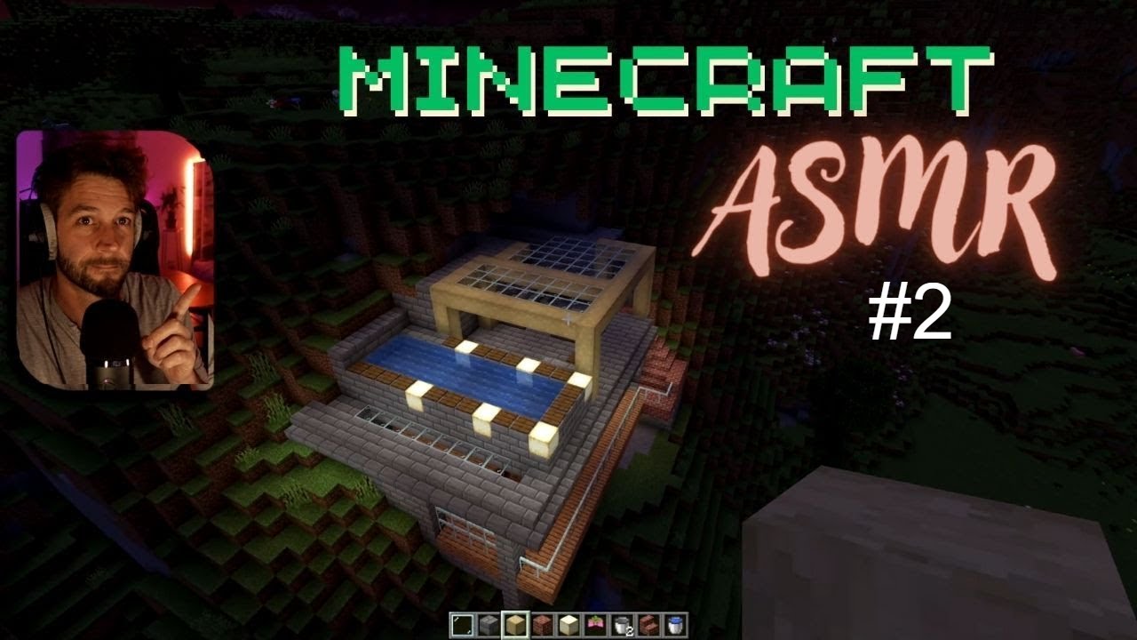 ASMR | Je construis ma maison sur Minecraft 🛖 #2