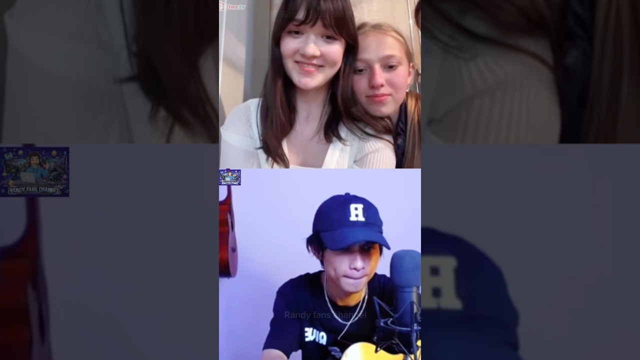 sweet smile of a beautiful girl from Moldova, Russia . Singing reaction ometv 