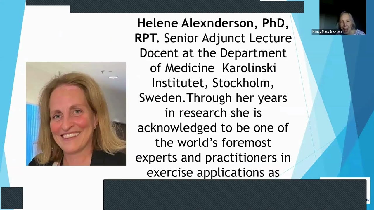 Exercise and IBM with Helene Alexanderson, PhD, RPT hosted by the WomenWithIBM Affinity Group