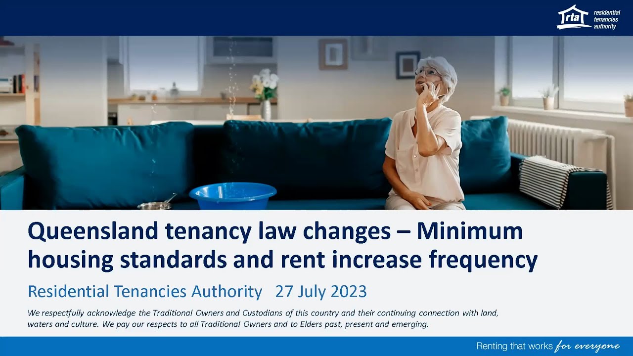 RTA Webinar: Queensland tenancy law changes &ndash; minimum housing standards