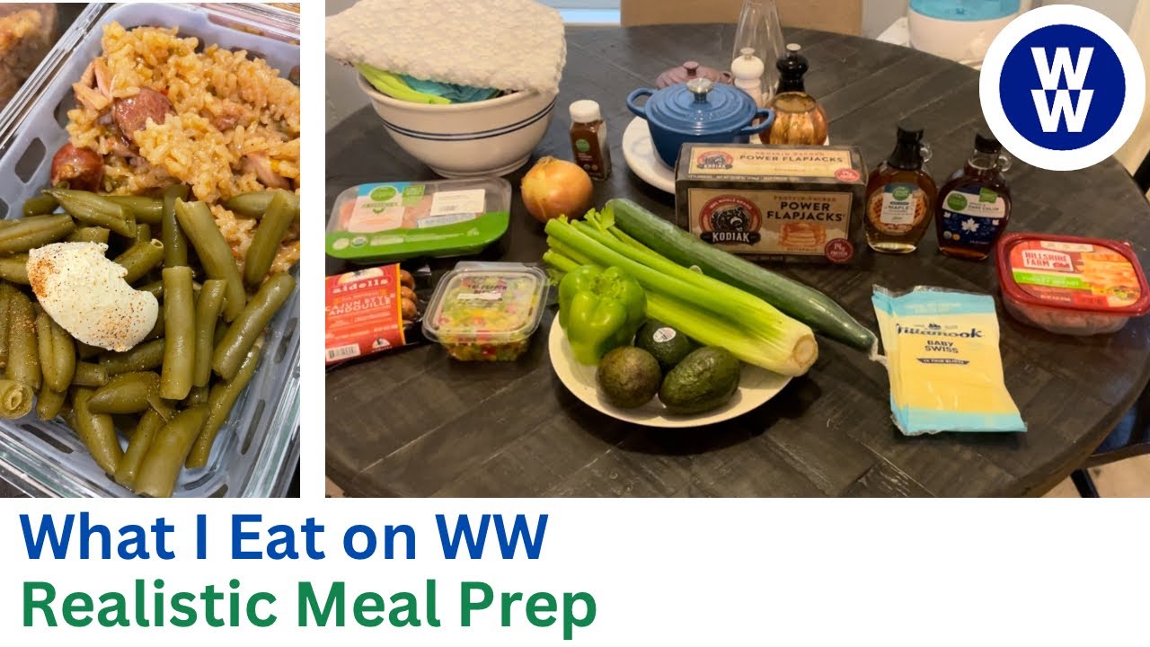 What I Eat on Weight Watchers | Calorie Counting | WW Meal Prep | Weight Loss | Low Buy Grocery Haul