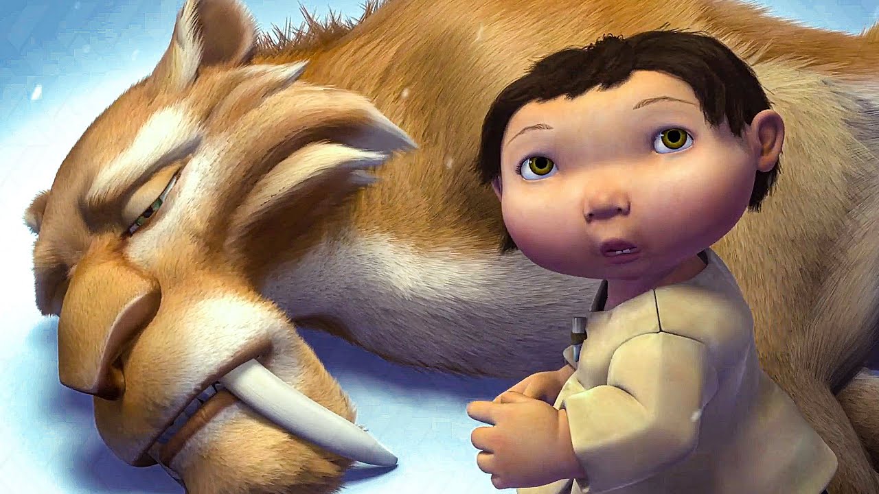 Diego's Sacrifice - Final Fight Scene - ICE AGE (2002) Movie Clip