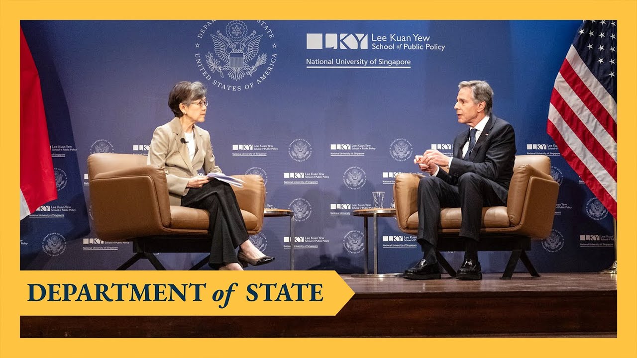 Secretary Blinken in a conversation on Advancing Security and Prosperity in the Indo-Pacific Region