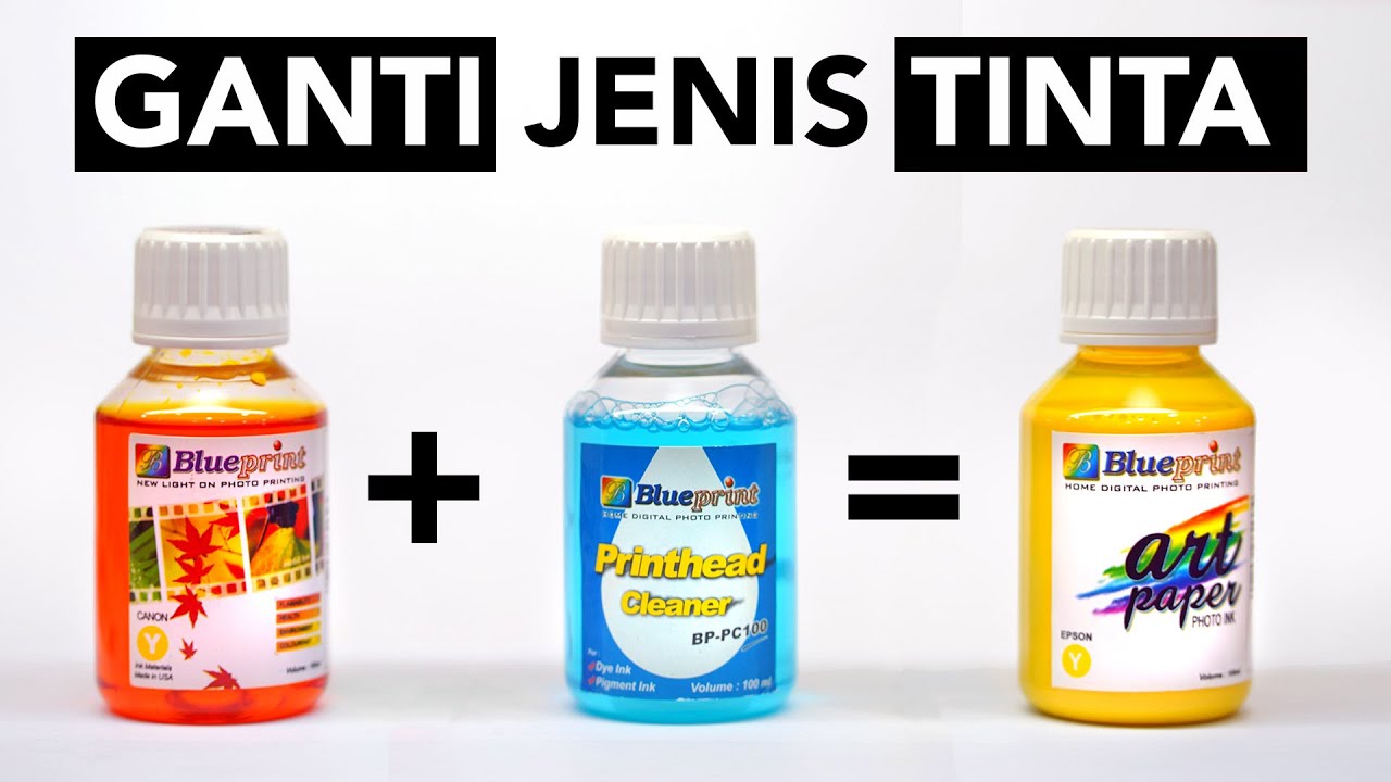 Cara ganti tinta DYE ke tinta SUBLIME, ART PAPER , tinta DTG di printer EPSON L120 | BPVID#045