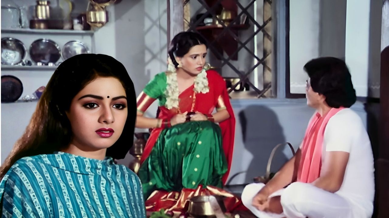 एक ही वक्त में दोनों से शादी कैसे करू? | Sridevi, Jeetendra, Padmini Kolhapure |   Suhagan Movie