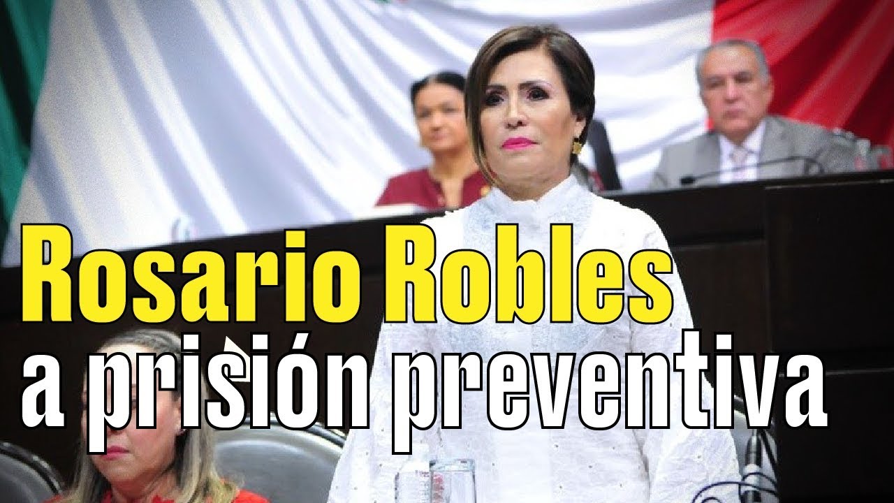 Rosario Robles irá presa al penal de Santa Martha Acatitla