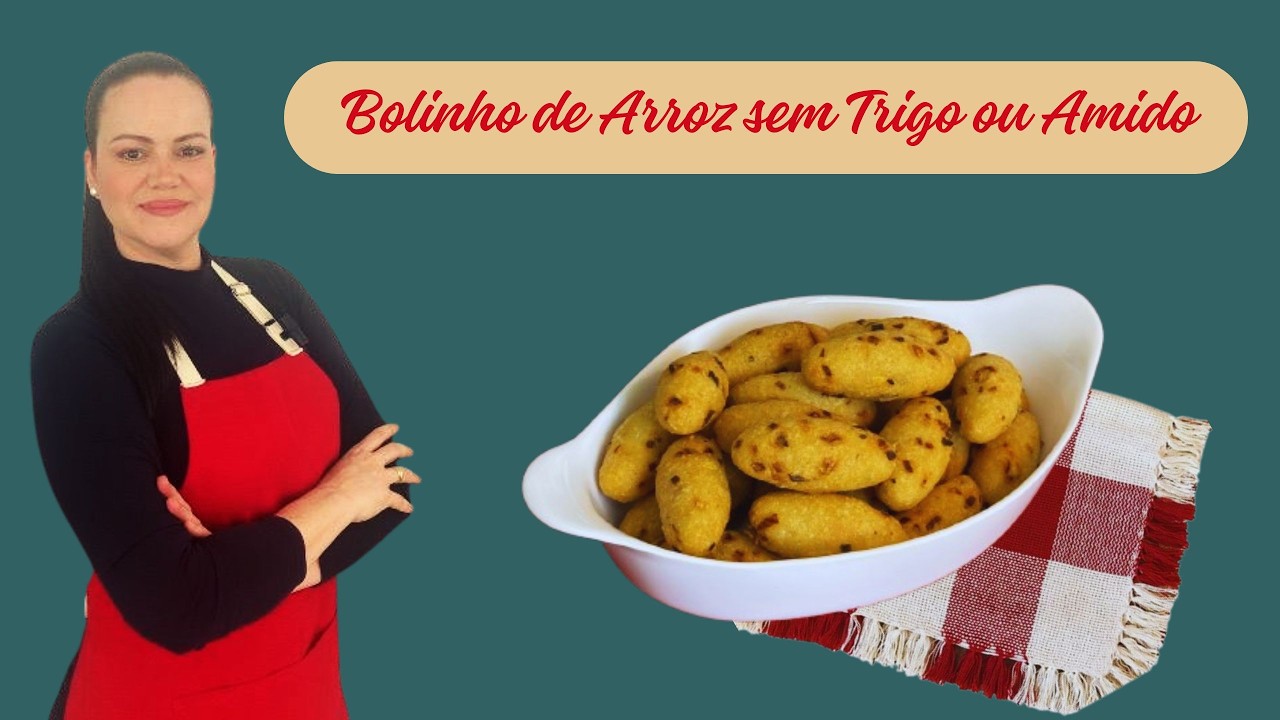 BOLINHO DE ARROZ SEM FARINHA DE TRIGO OU AMIDO