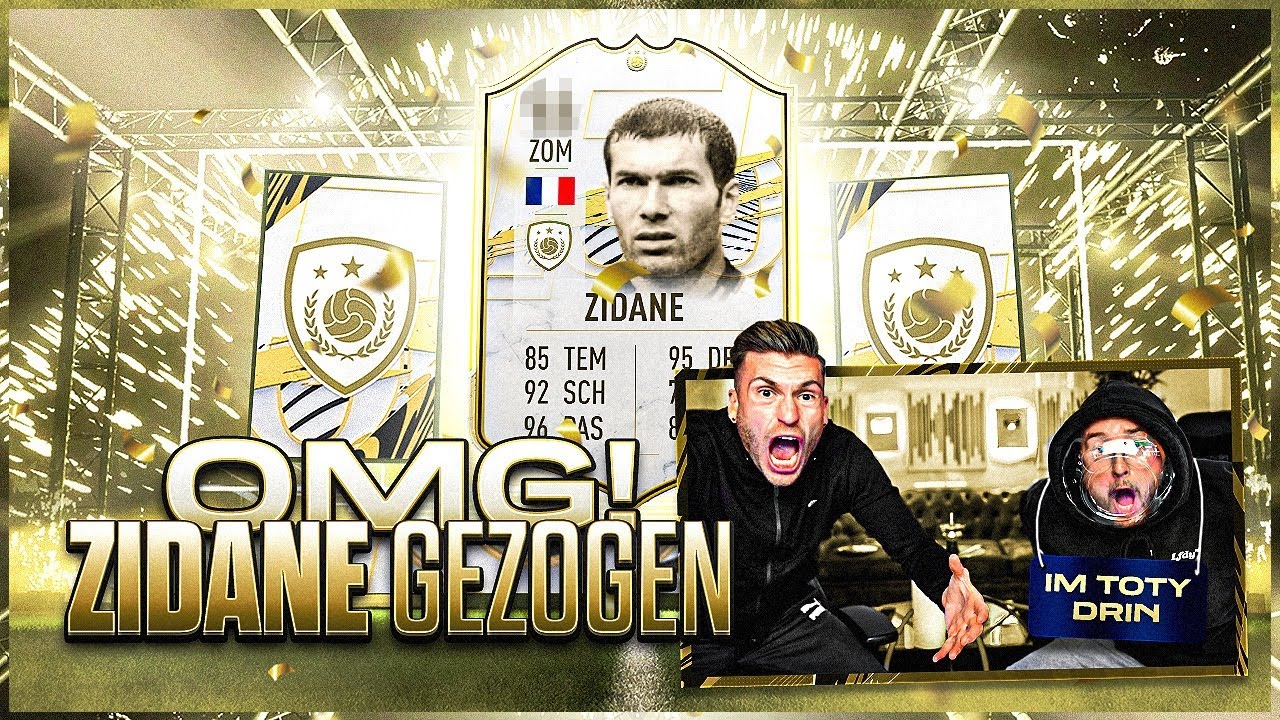 UNGLAUBLICH!! ICON ZIDANE im PACK 😱🔥ICH BIN DRIN im TOTY !! Best of Mid or Base ICON SBC FIFA 21