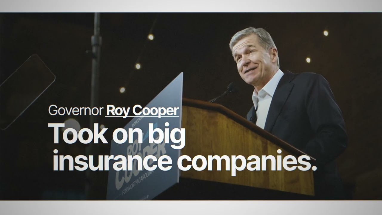 As governor of North Carolina, Roy Cooper took on big insurance companies.