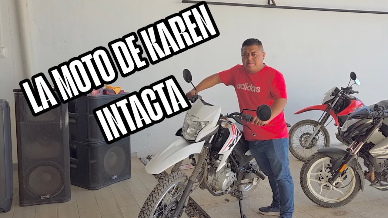 En Esta Moto Se Accid3nto Karen|Todavia La Debe Y Quedó Aruinada Ella Y La Moto