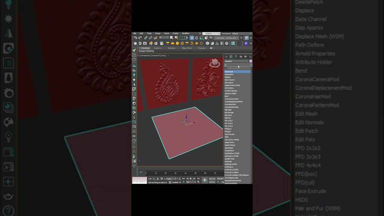 3ds Max Displace Modifier Explained! 🚀 | Boost Your 3D Detailing