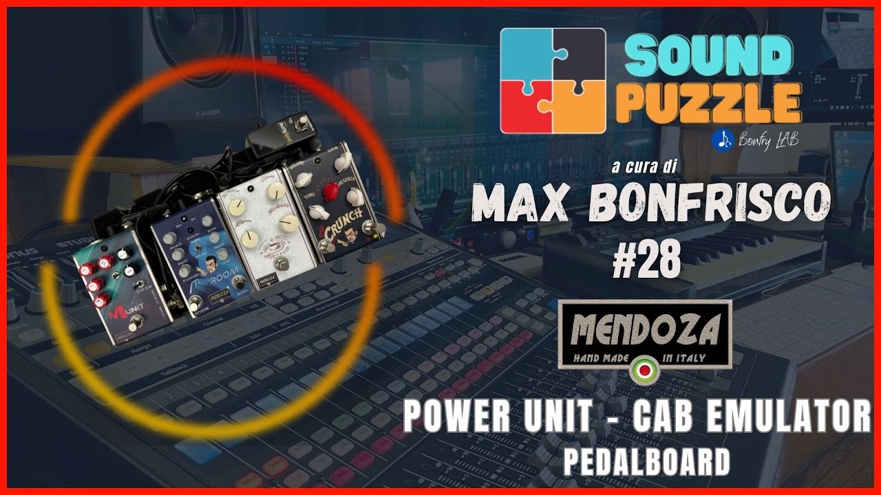 #28 SOUNDPUZZLE - MENDOZA P-UNIT CAB Pedalboard