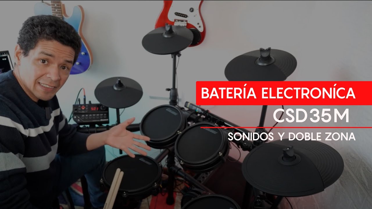 BATERÍA ELECTRONÍCA CSD35M SONIDOS Y DOBLE ZONA