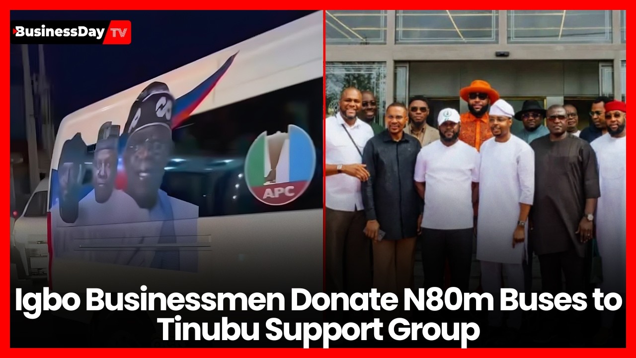Igbo Businessmen Donate Buses to Tinubu Support Group Amid Backlash