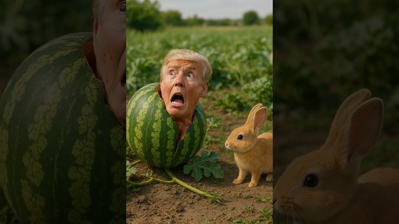 Face in a Melon #funny #shorts