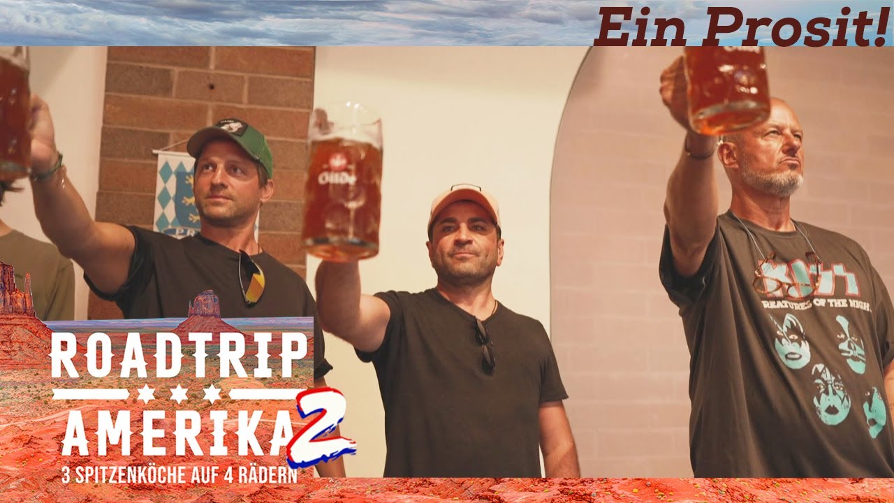 OZAPFT IS! 🍻 Drei sattgegessene Köche beim Bierkrug-Stemmen | Roadtrip Amerika