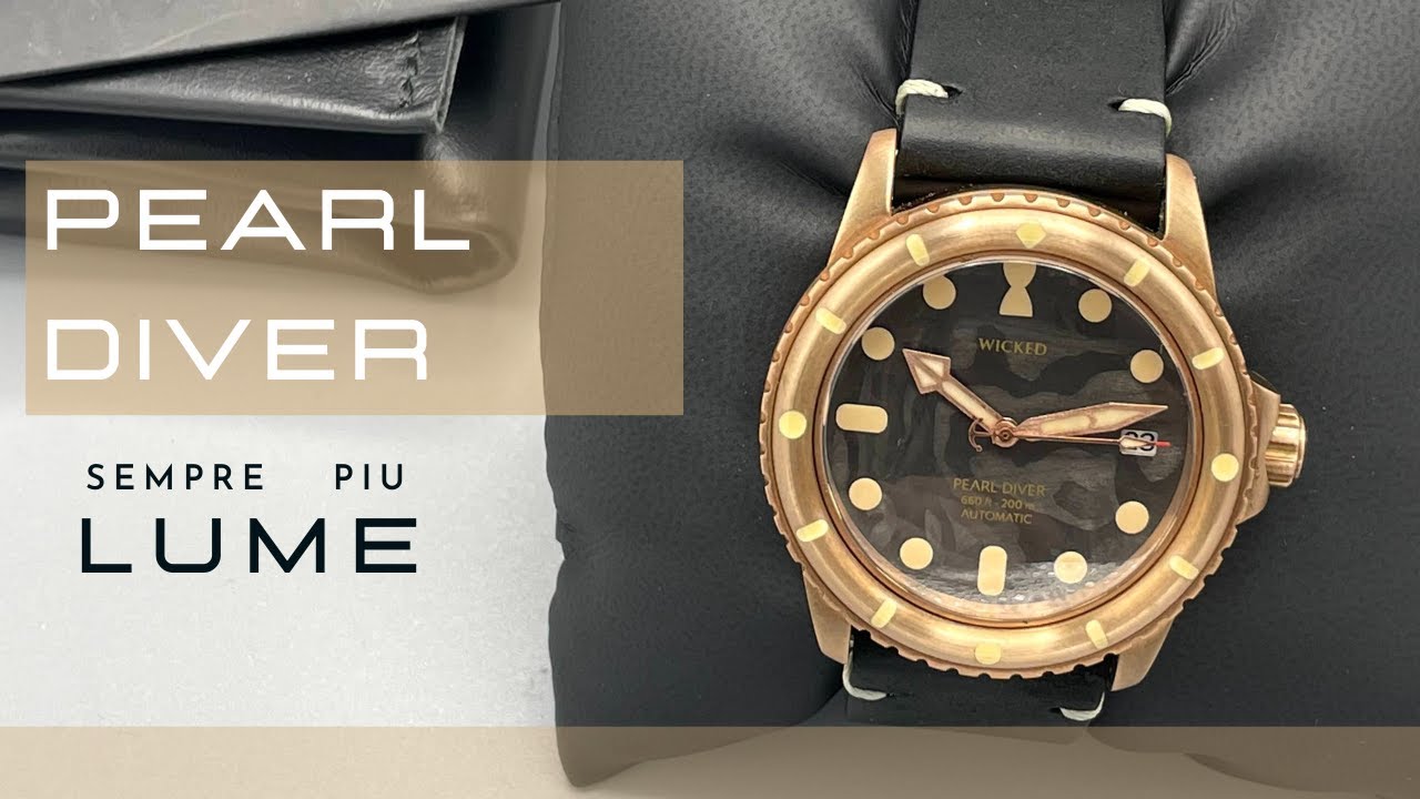 Wicked Watch Pearl Diver, alla scoperta del Lumicast in un microbrand ben fatto