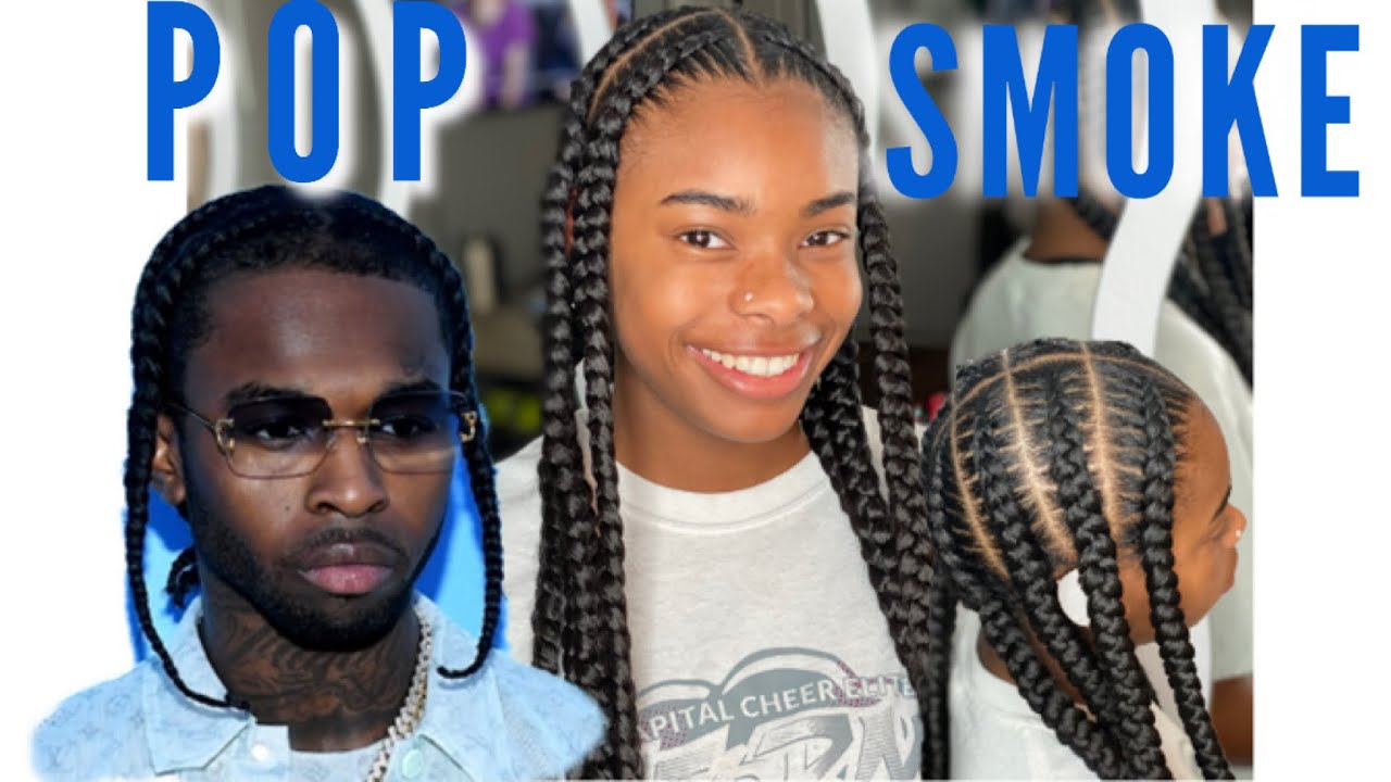 How To: Pop Smoke Braid Tutorial | #StayHome #withme & @Bretheegemini
