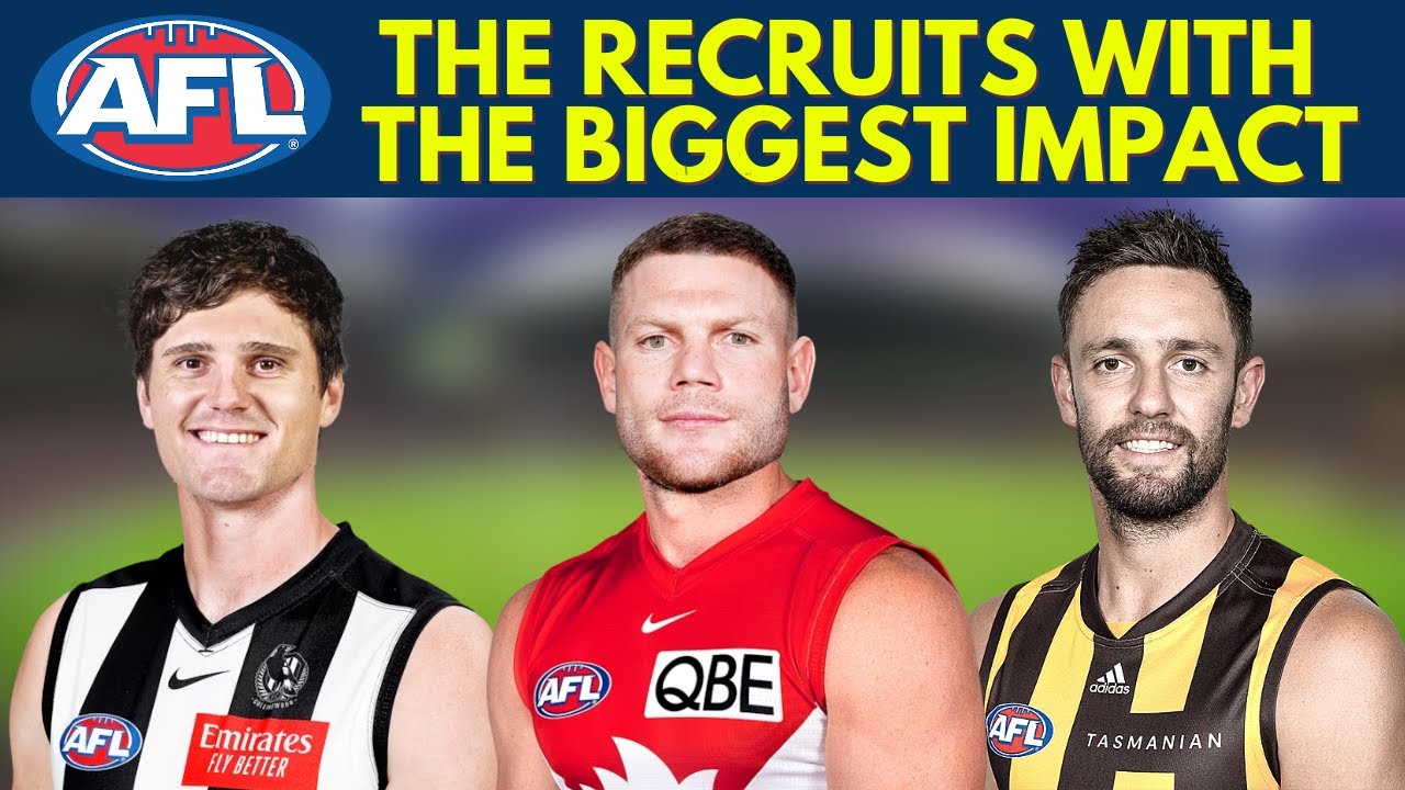 The AFL TRADE RECRUITS that will have the BIGGEST impact in 2024